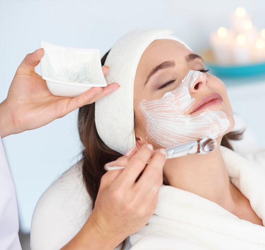 Portrait of adult stylish model in her 40s,